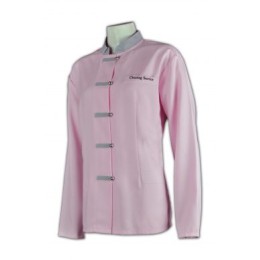 CL014 stand collar cleaning uniforms, women's stand collar tunic wholesale CL014 stand collar cleaning uniforms, women's stand collar tunic wholesale